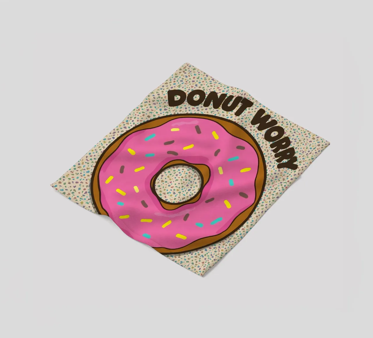 Non preoccupatevi di essere felici coperta in pile da DesignDoodle