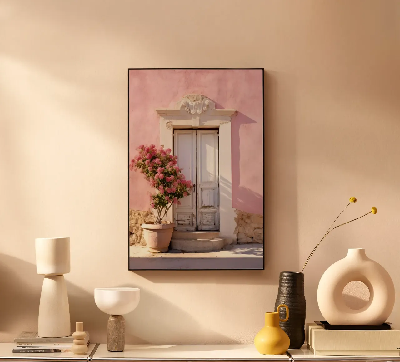 Pink Rustic Wall pannello forex da Artsy Bessy