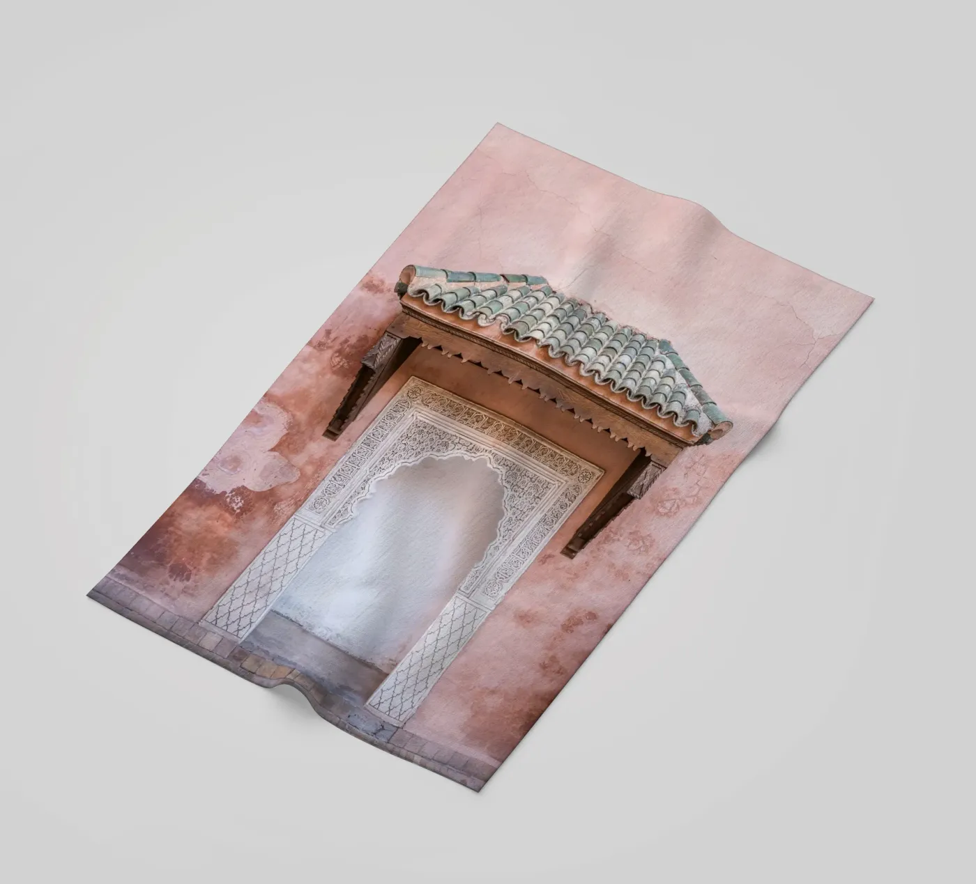 Pink beach towel by photolovers