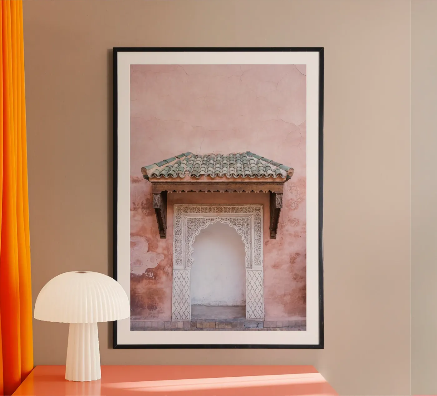 Pink poster van photolovers