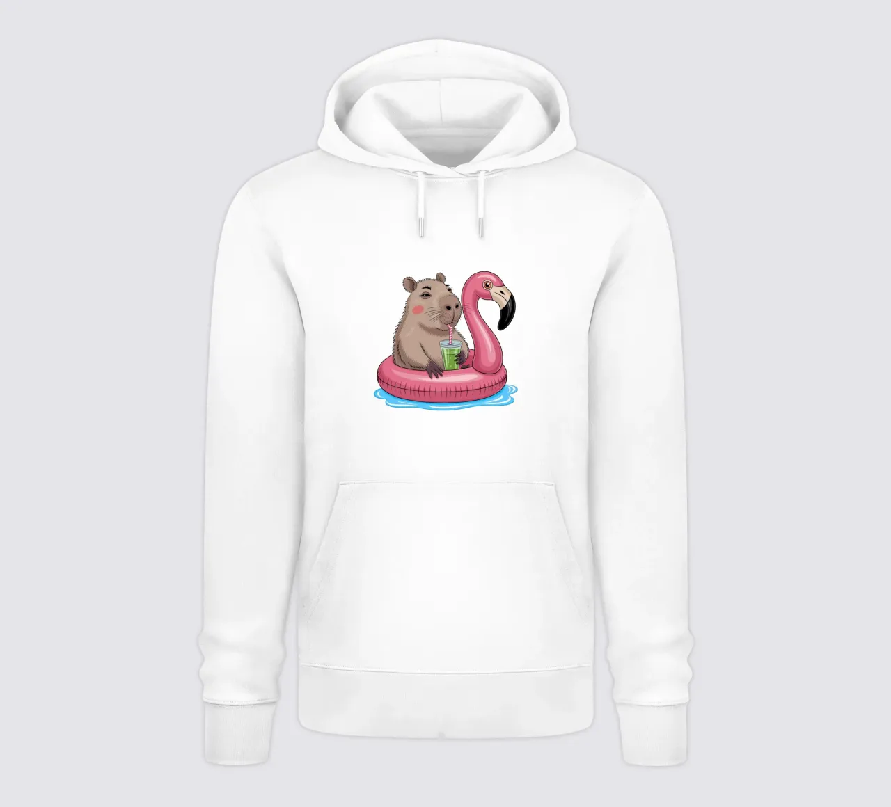 Capy & Bara mit Flamingo felpa con cappuccio da Capy & Bara