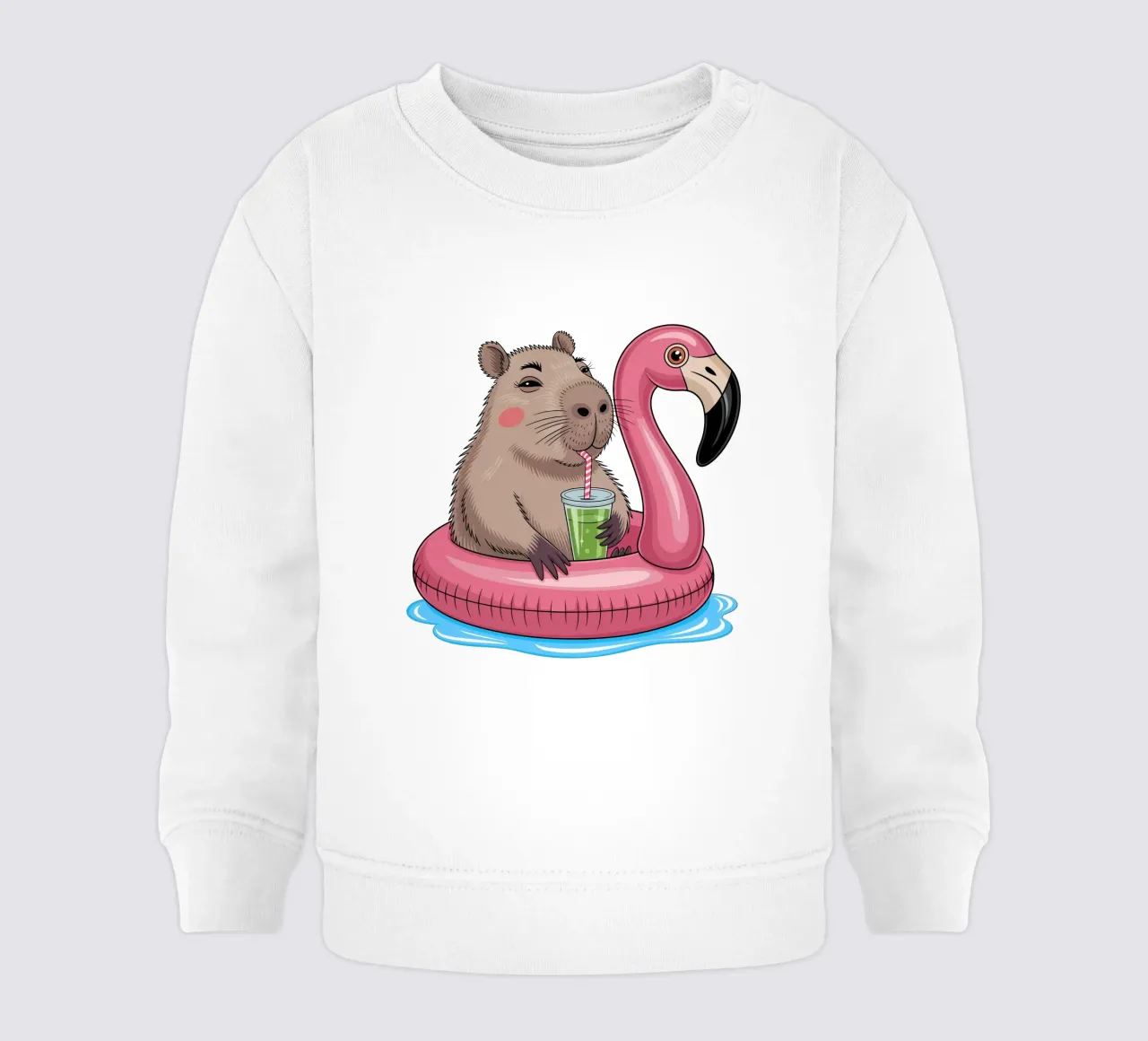 Capy & Bara mit Flamingo sudadera de bebé de Capy & Bara