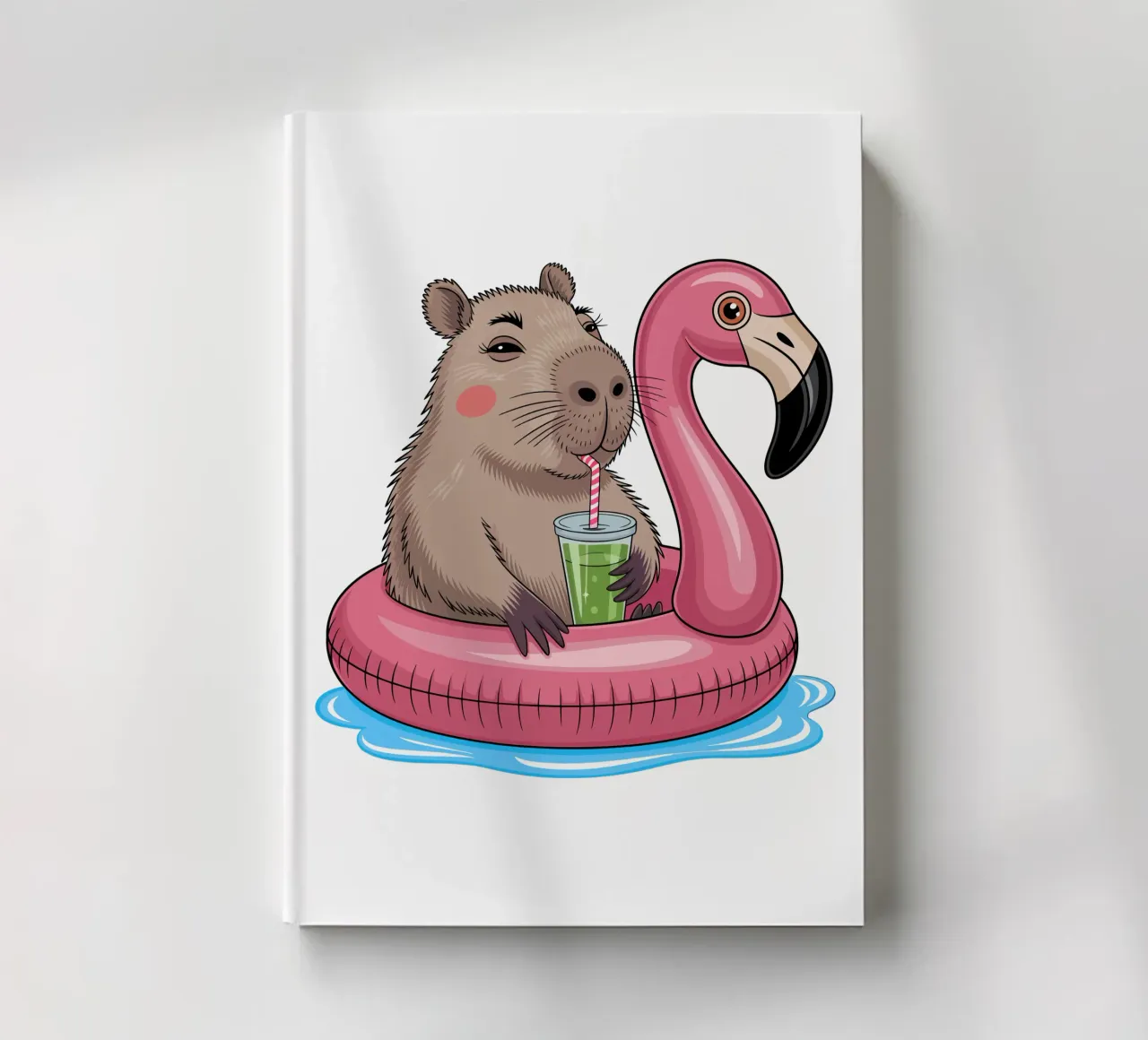 Capy & Bara mit Flamingo diario da Capy & Bara