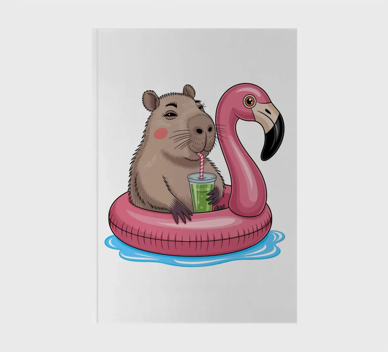 Capy & Bara mit Flamingo diario da Capy & Bara