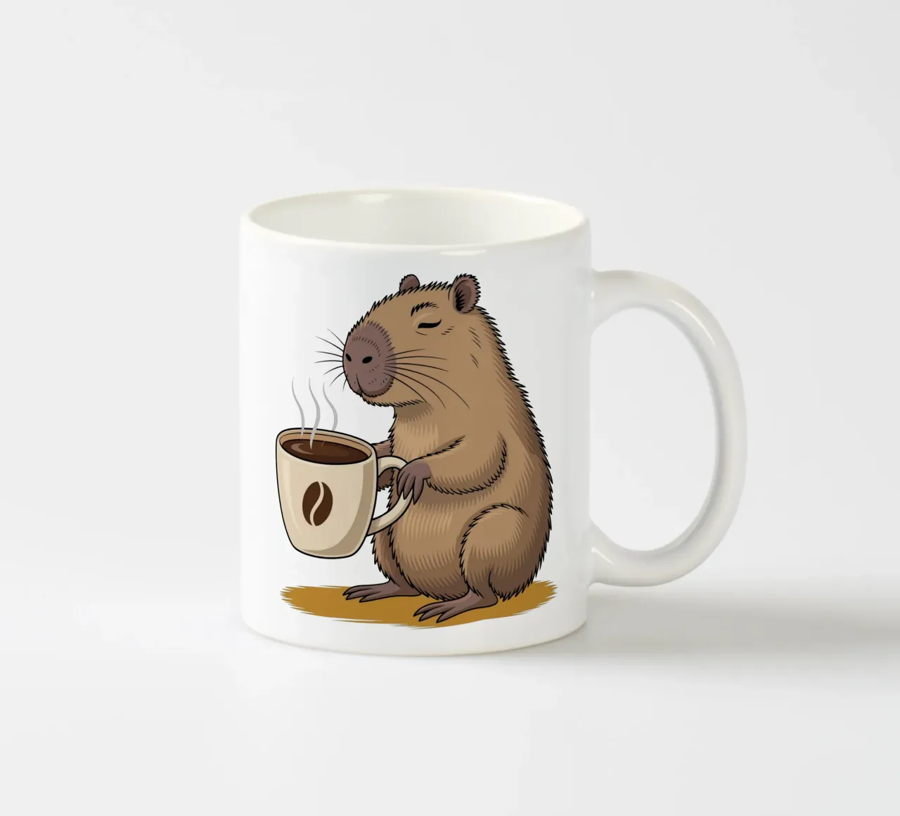 Capy & Bara beim Coffee Break tazza in ceramica da Capy & Bara