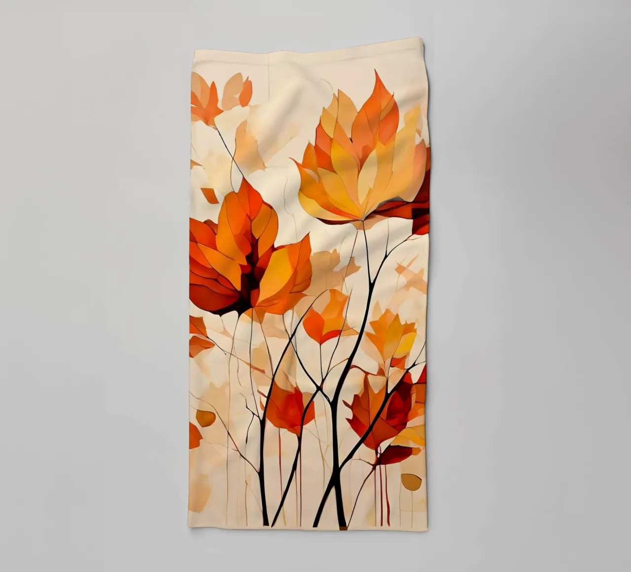 Herfstsymfonie badhanddoek van Artistic-shop