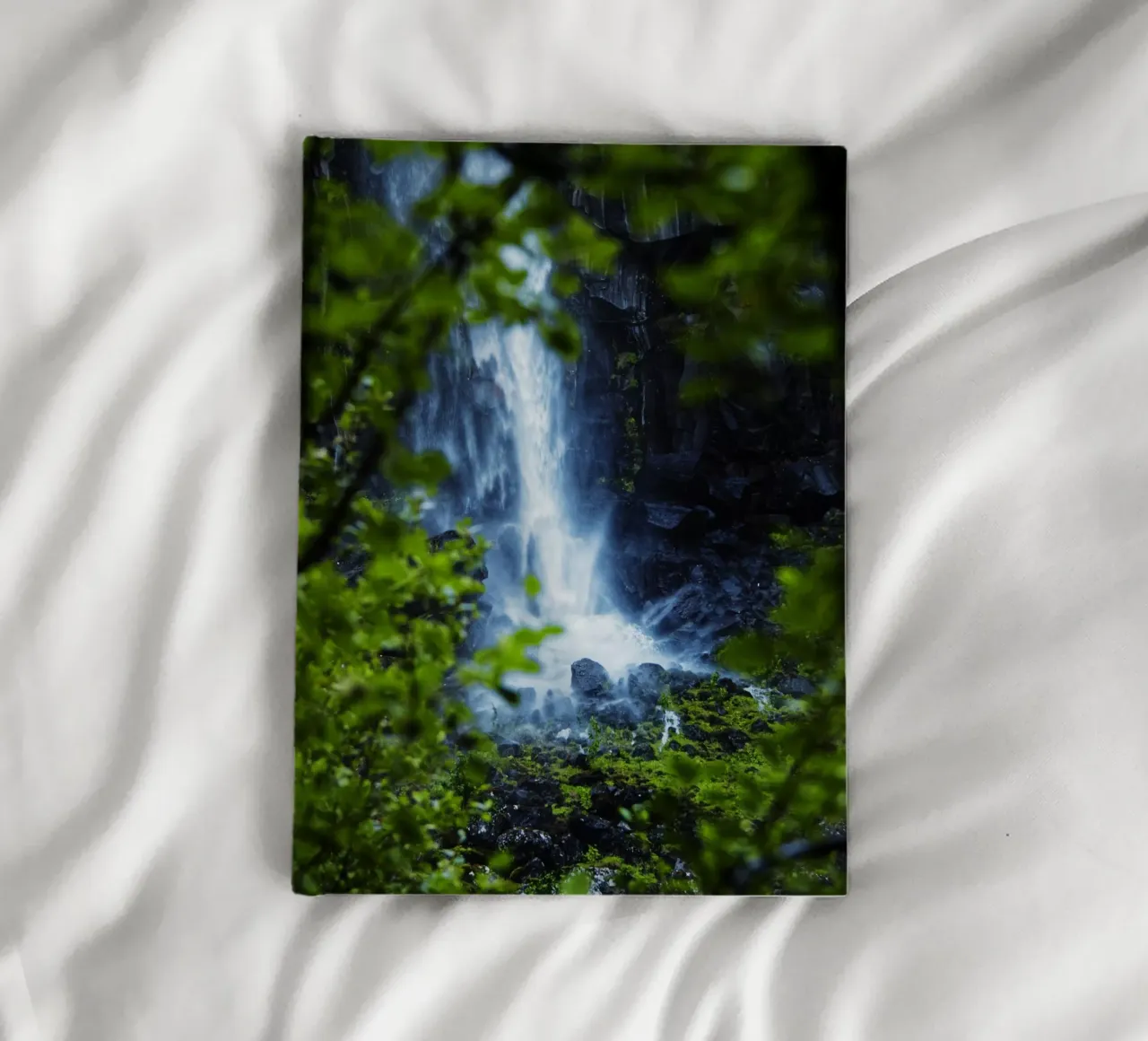 Window to the waterfall notebook by Fjöllart