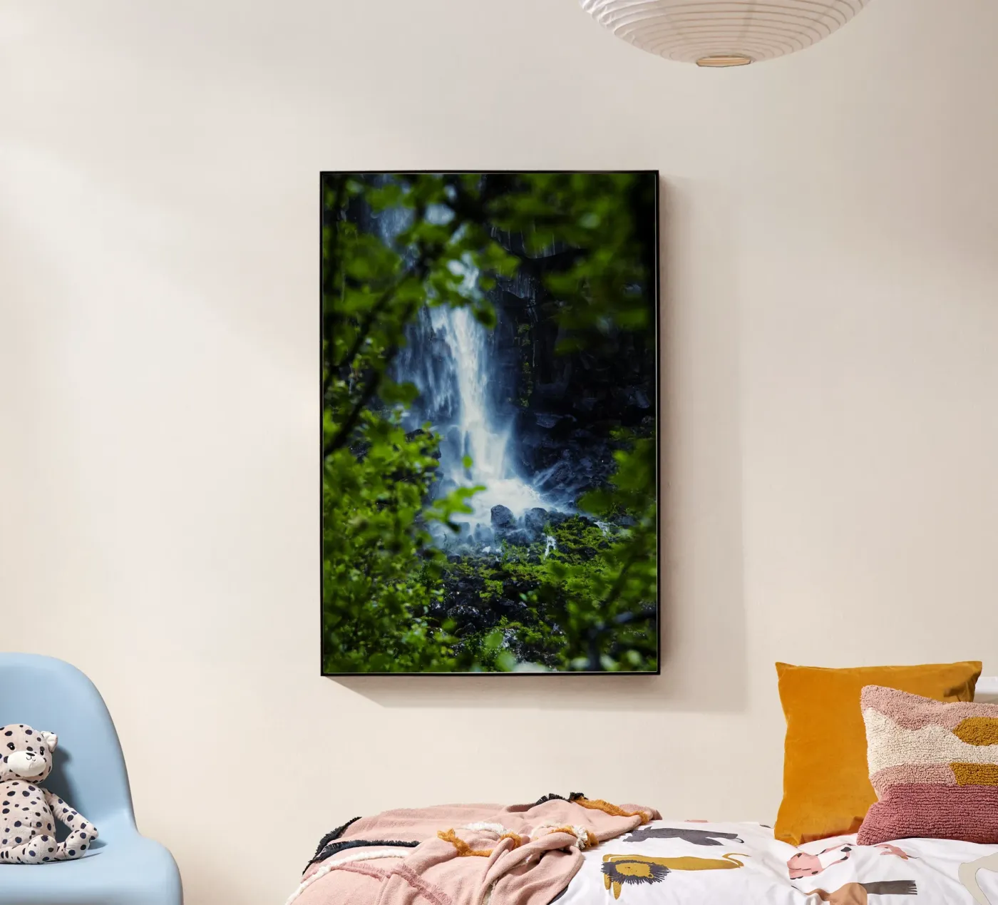 Window to the waterfall plexiglass da Fjöllart