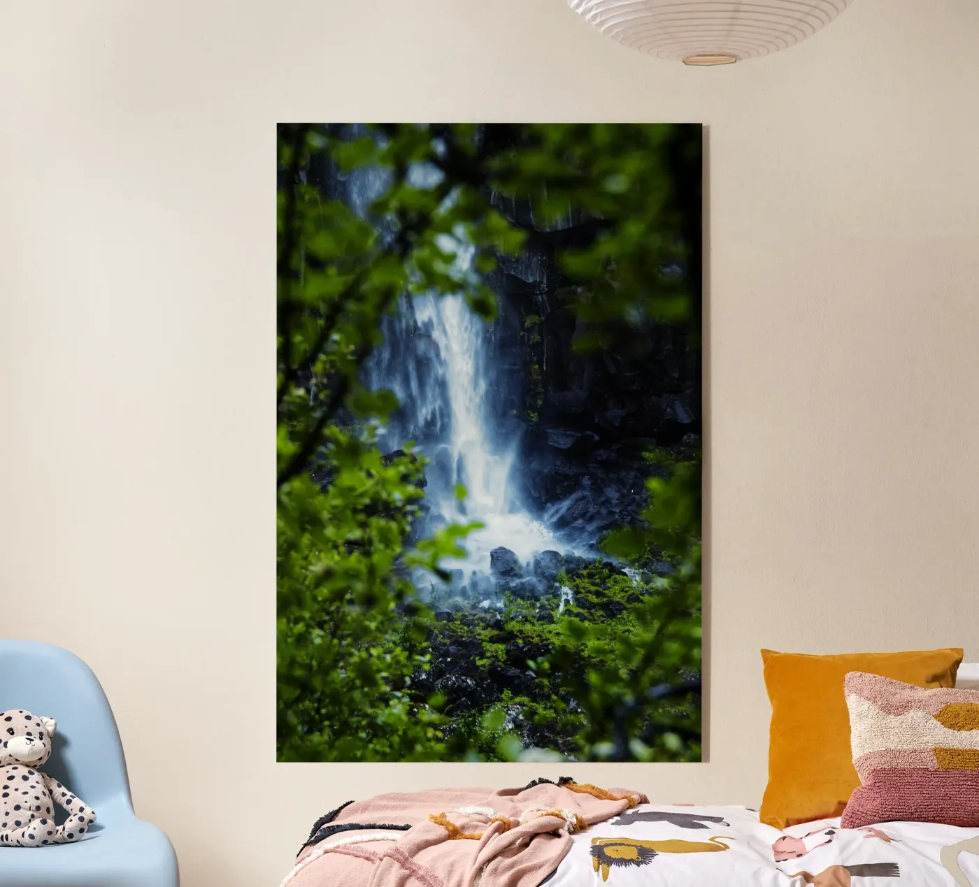 Window to the waterfall plexiglass da Fjöllart