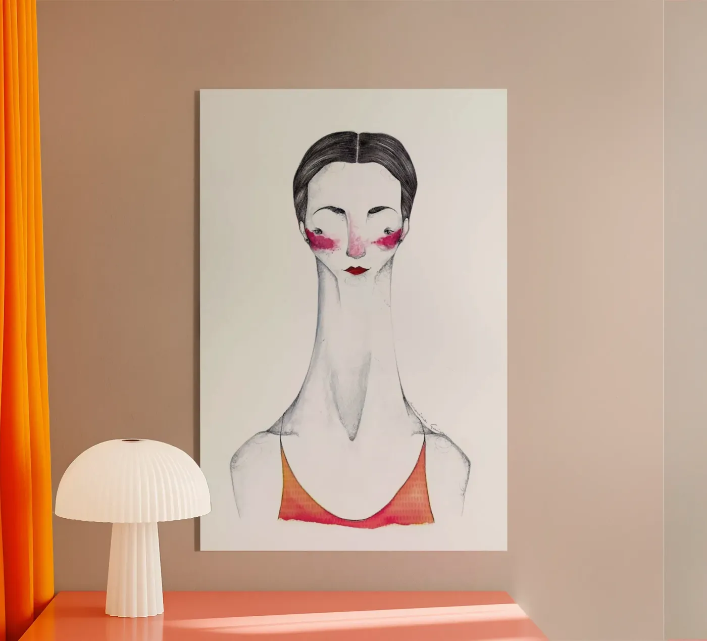 Pina Bausch acrylic glass by Marina Guiu