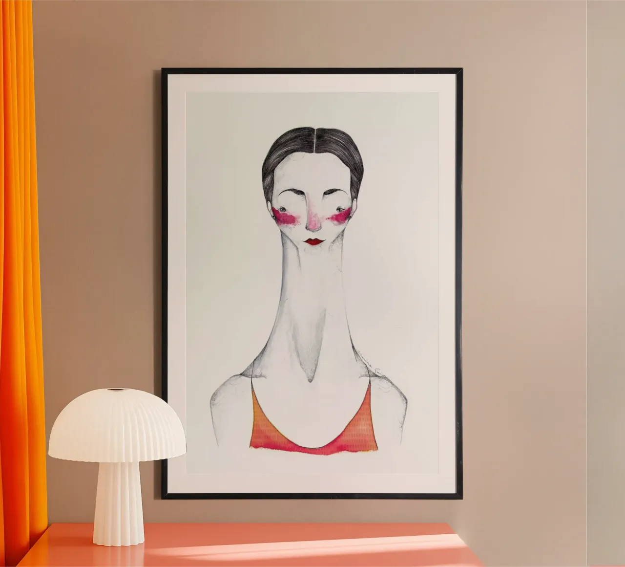 Pina Bausch poster by Marina Guiu