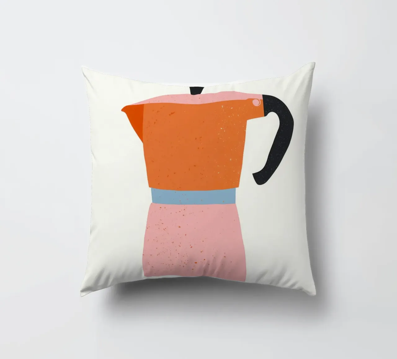 Espresso Express | Rosa Pop Art cuscino da Autofocus