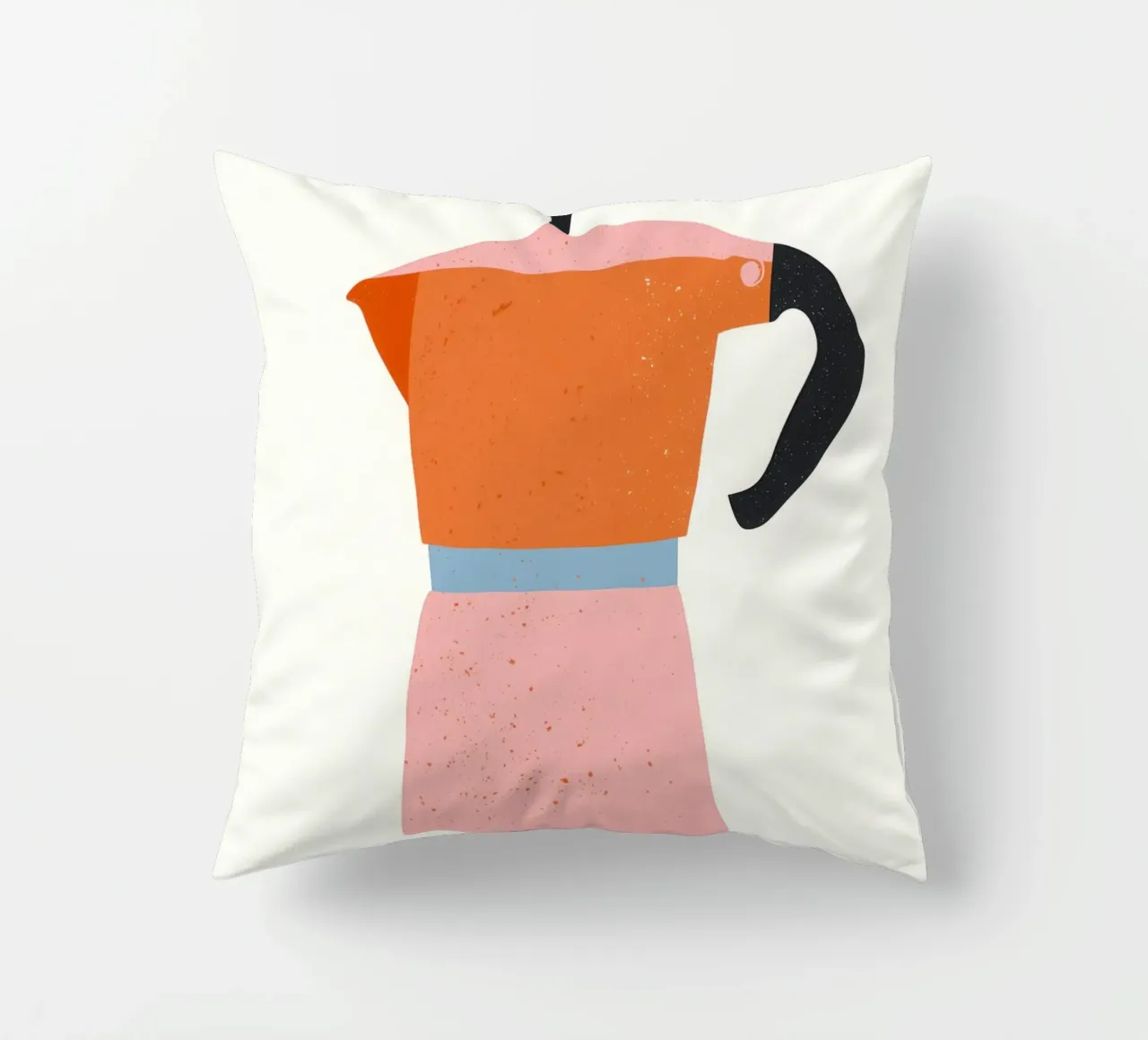 Espresso Express | Rosa Pop Art cuscino da Autofocus