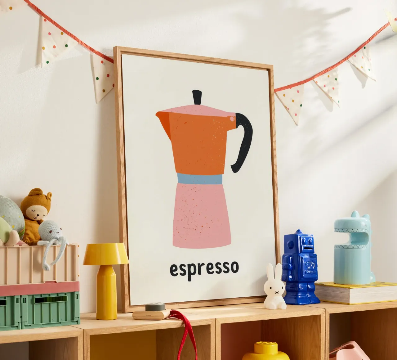 Espresso Express | Rosa Pop Art plexiglass da Autofocus