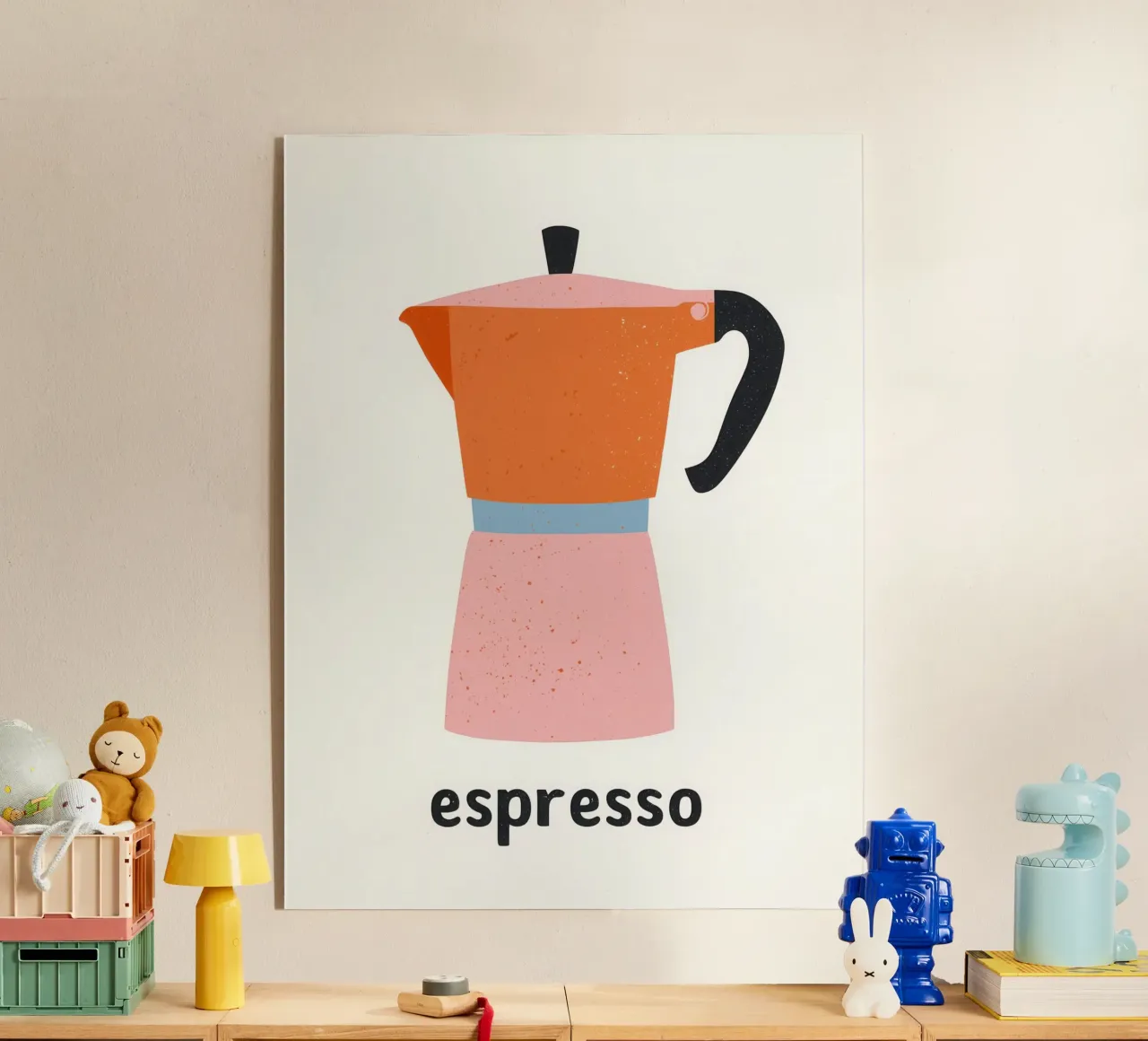 Espresso Express | Rosa Pop Art plexiglass da Autofocus