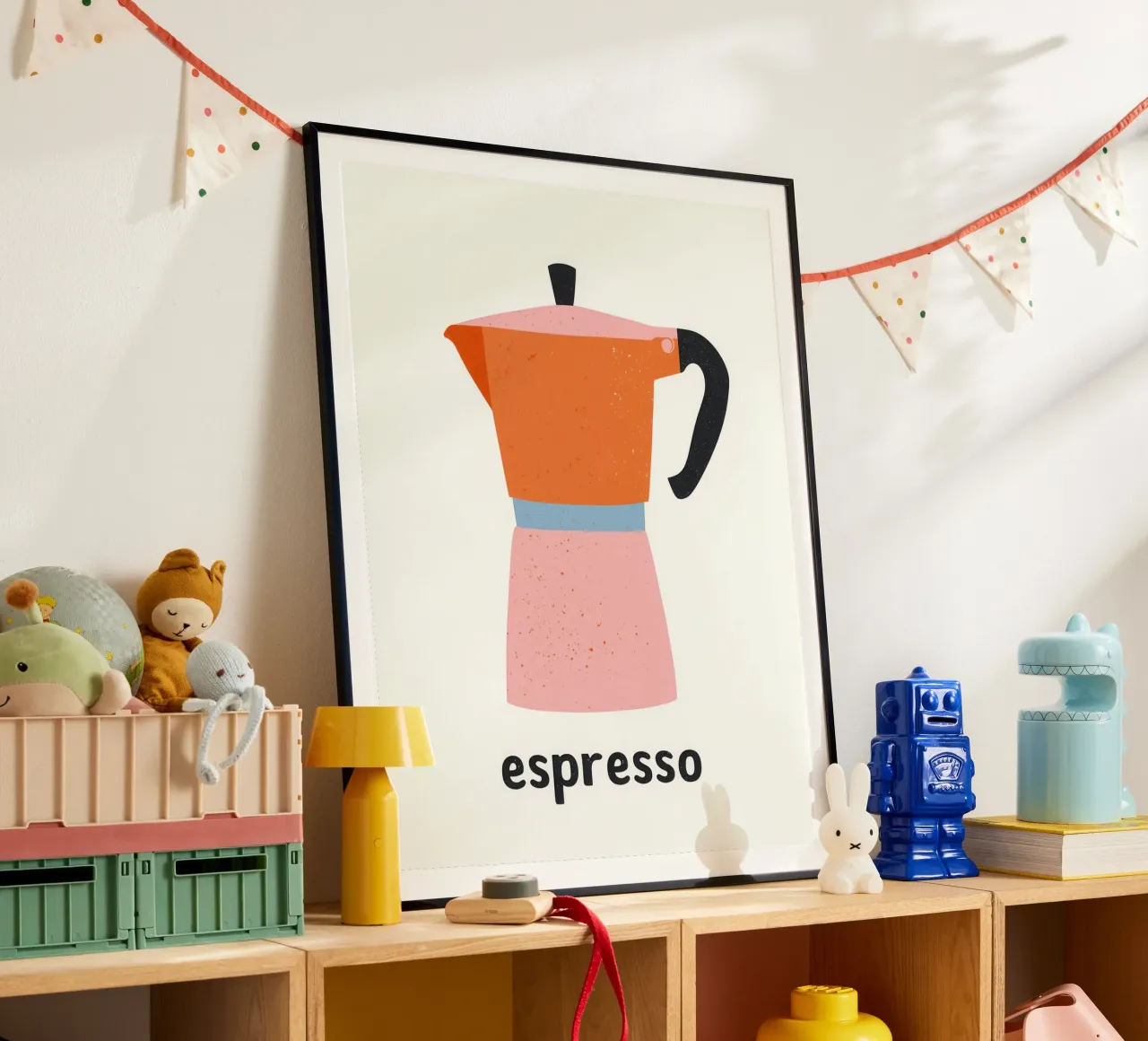 Espresso Express | Rosa Pop Art carta hahnemühle da Autofocus