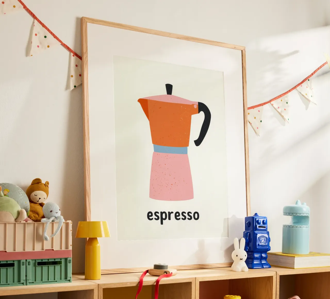 Espresso Express | Rosa Pop Art carta hahnemühle da Autofocus