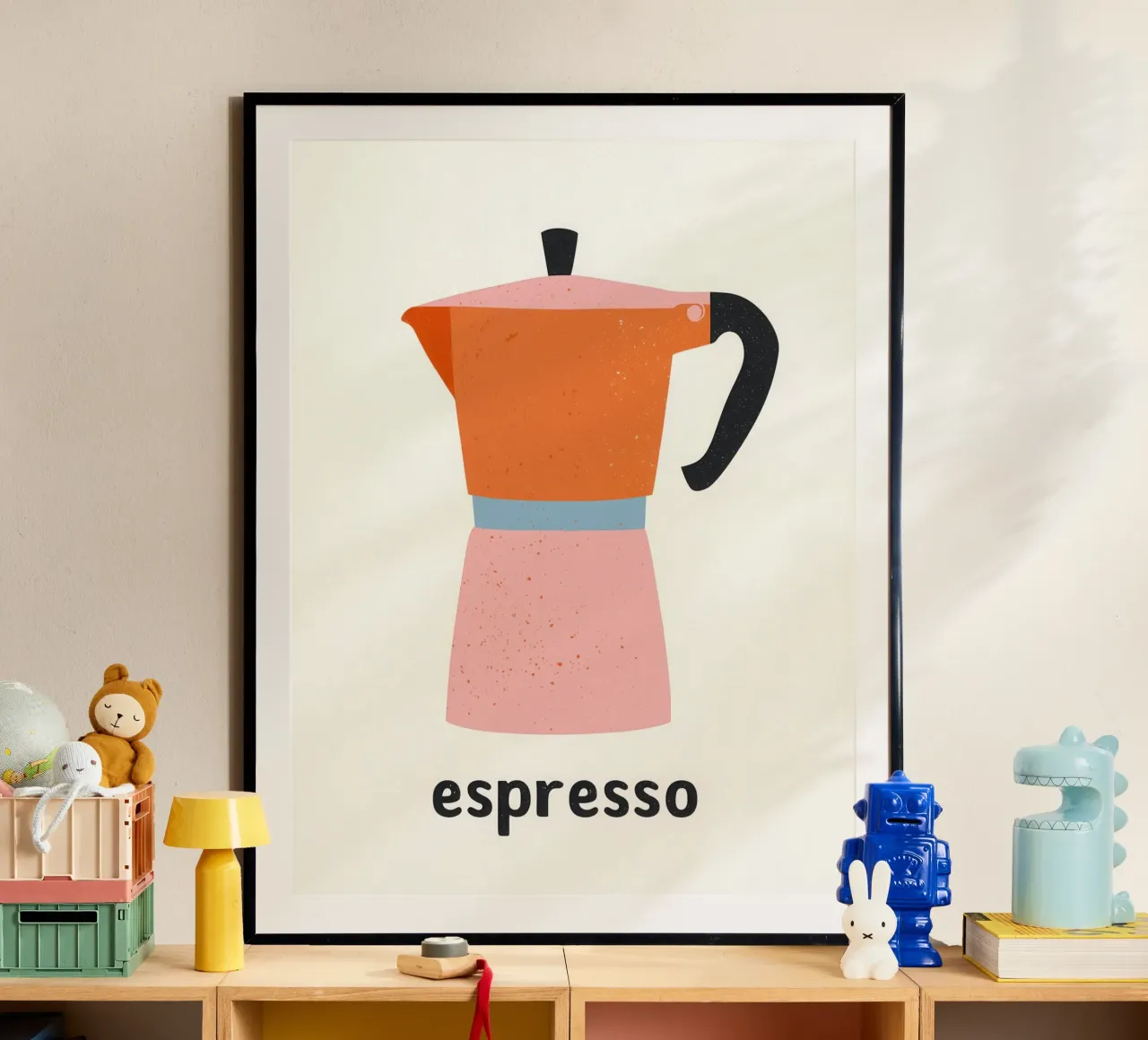 Espresso Express | Rosa Pop Art carta hahnemühle da Autofocus