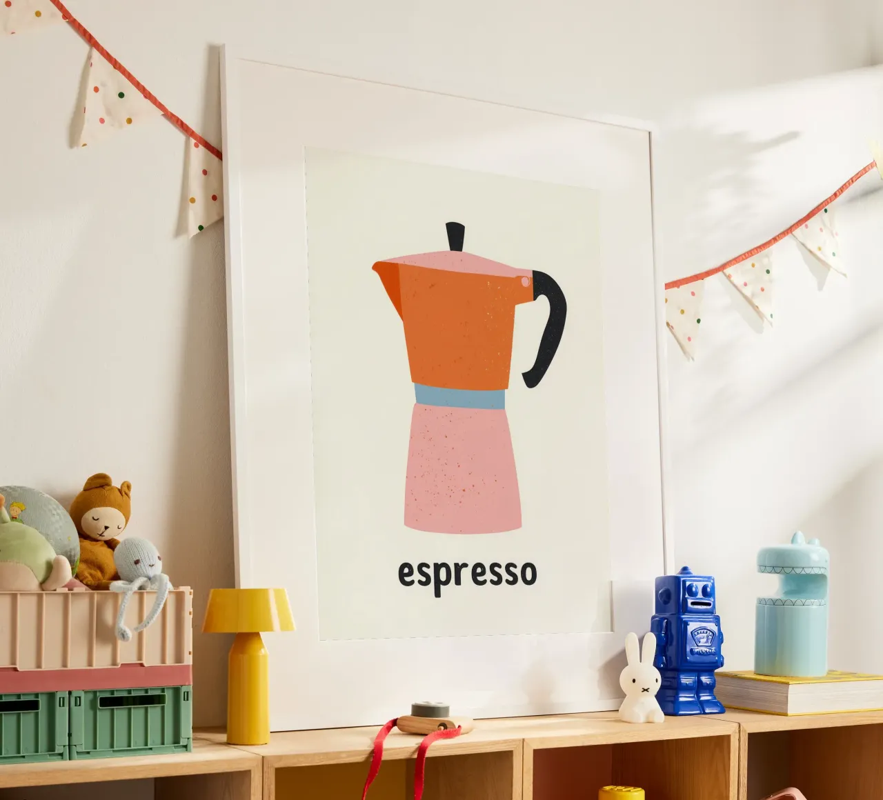Espresso Express | Rosa Pop Art carta hahnemühle da Autofocus
