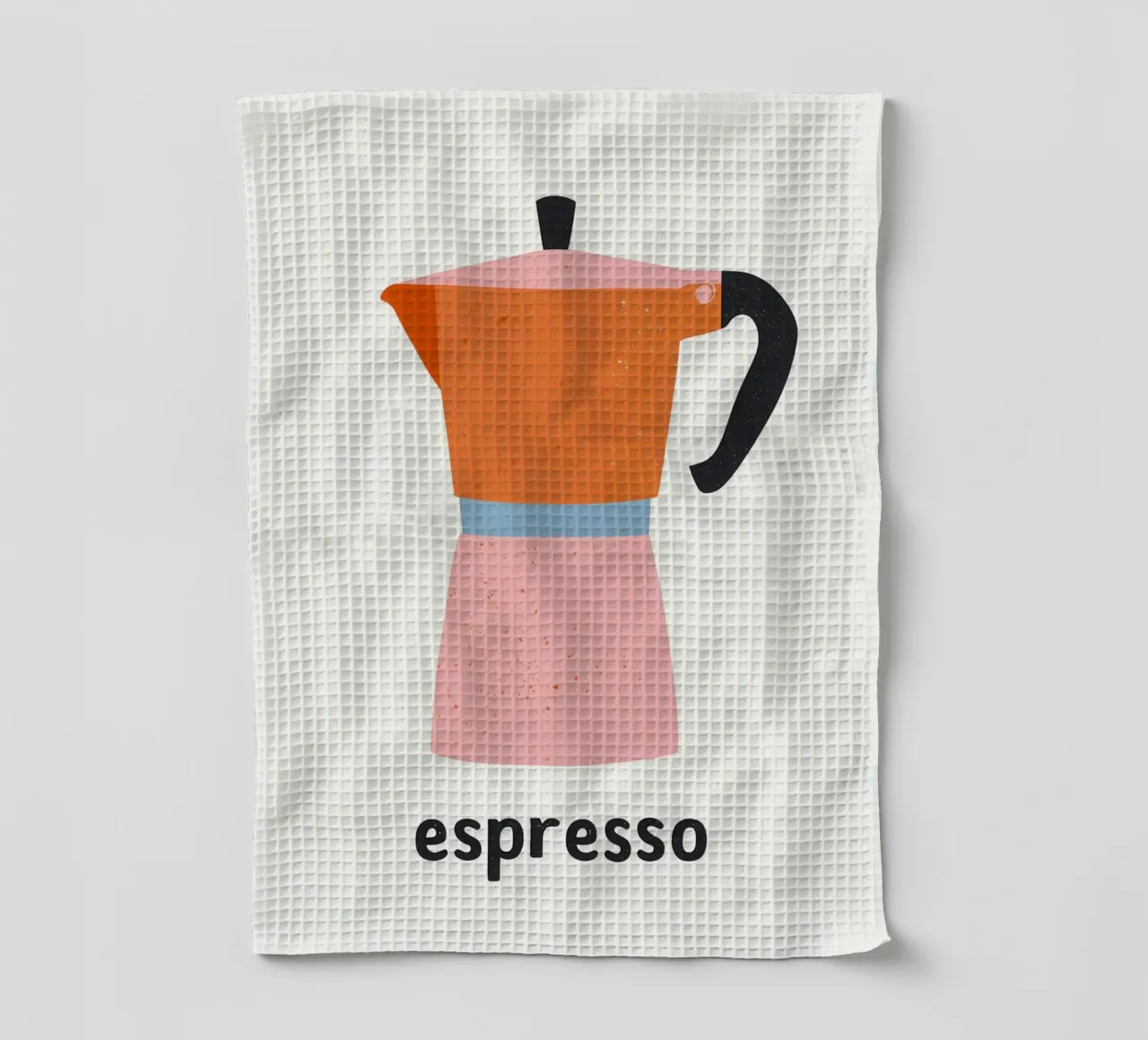Espresso Express | Rosa Pop Art canovaccio da cucina da Autofocus