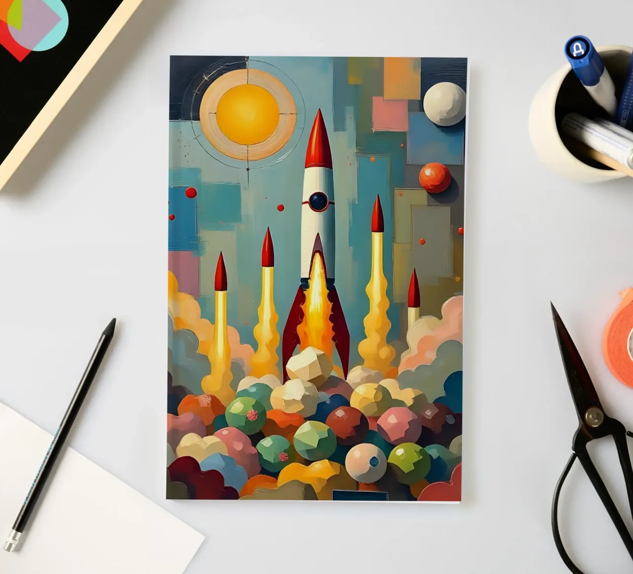 Rockets_2 notebook by Fantasie & Mystikwelten by LK