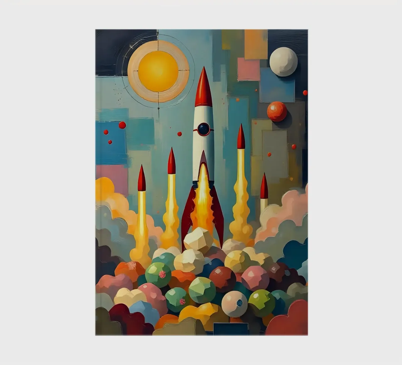 Rockets_2 notebook by Fantasie & Mystikwelten by LK