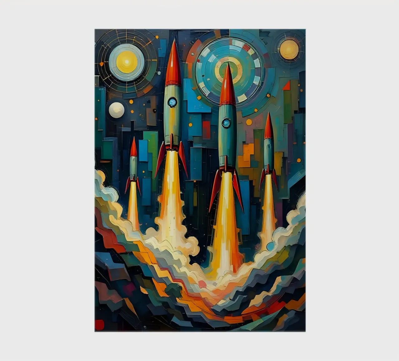 Rockets_3 notebook by Fantasie & Mystikwelten by LK