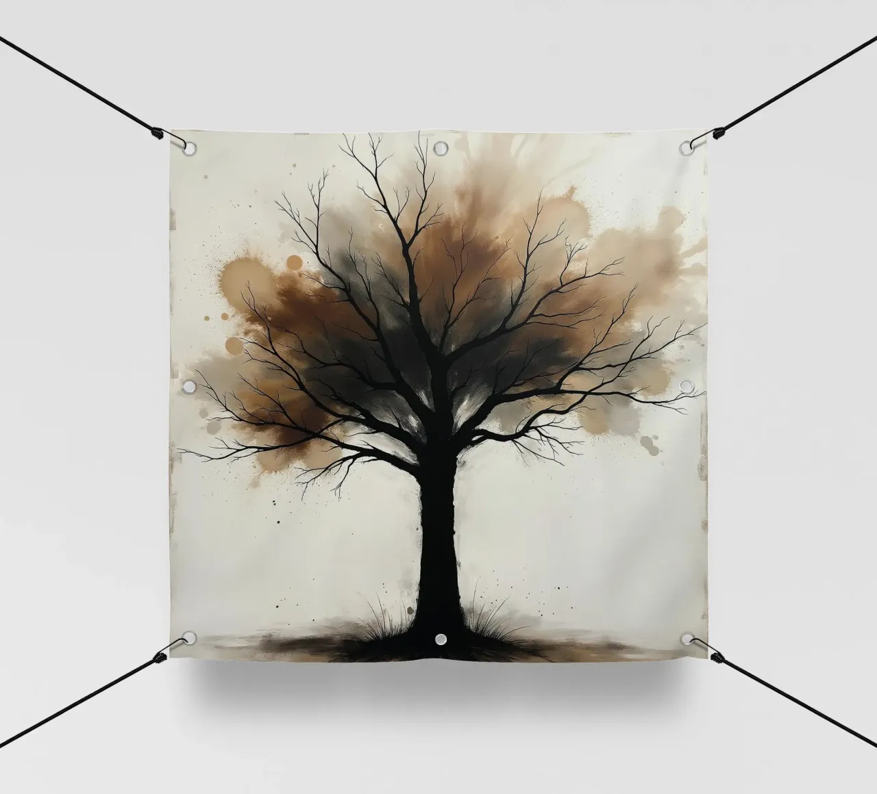 Albero, marrone_2 telo in pvc da Farb- und Blütenzauber by LK