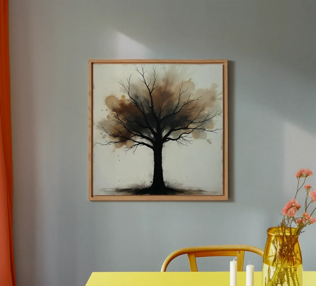 Albero, marrone_2 alluminio dibond da Farb- und Blütenzauber by LK