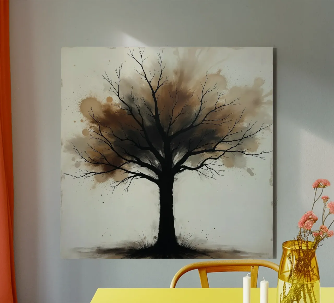 Albero, marrone_2 alluminio dibond da Farb- und Blütenzauber by LK