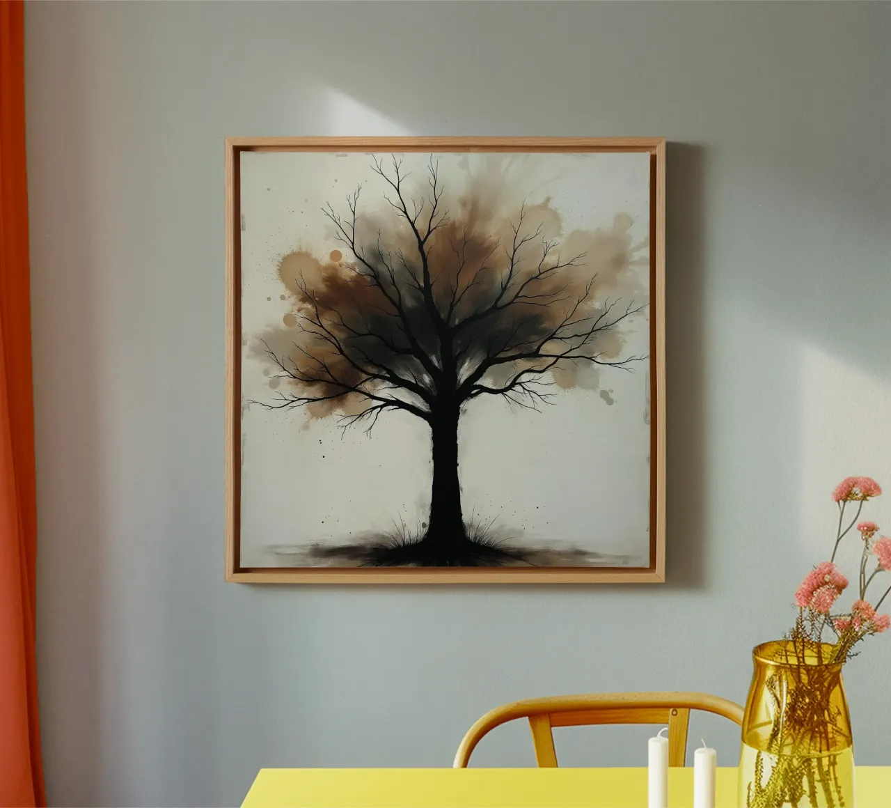 Albero, marrone_2 tela da Farb- und Blütenzauber by LK