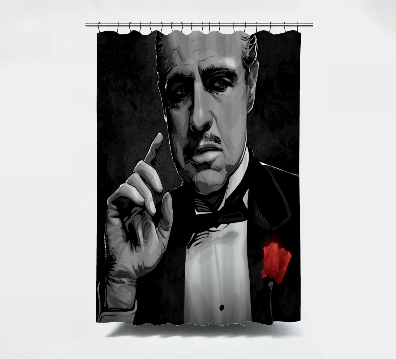The Godfather shower curtain by nabakumov