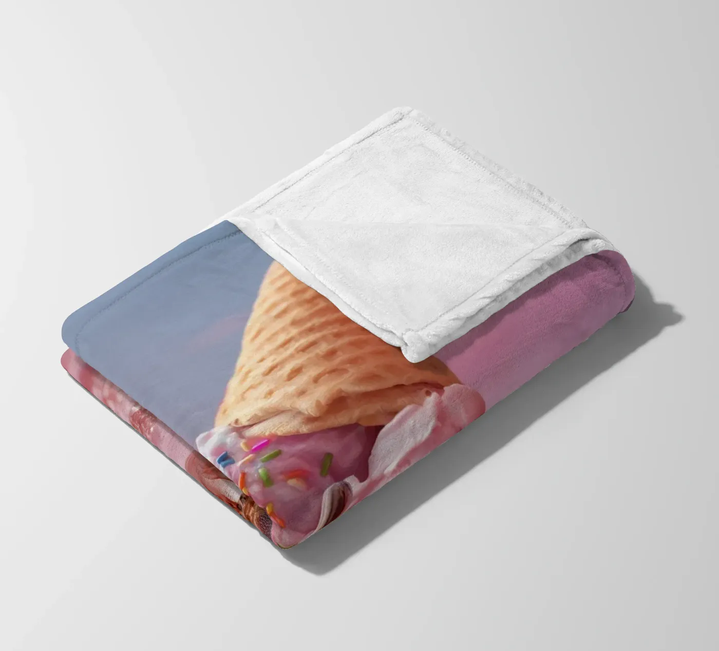 Eiskrabbe Fleecedecke von 360brain