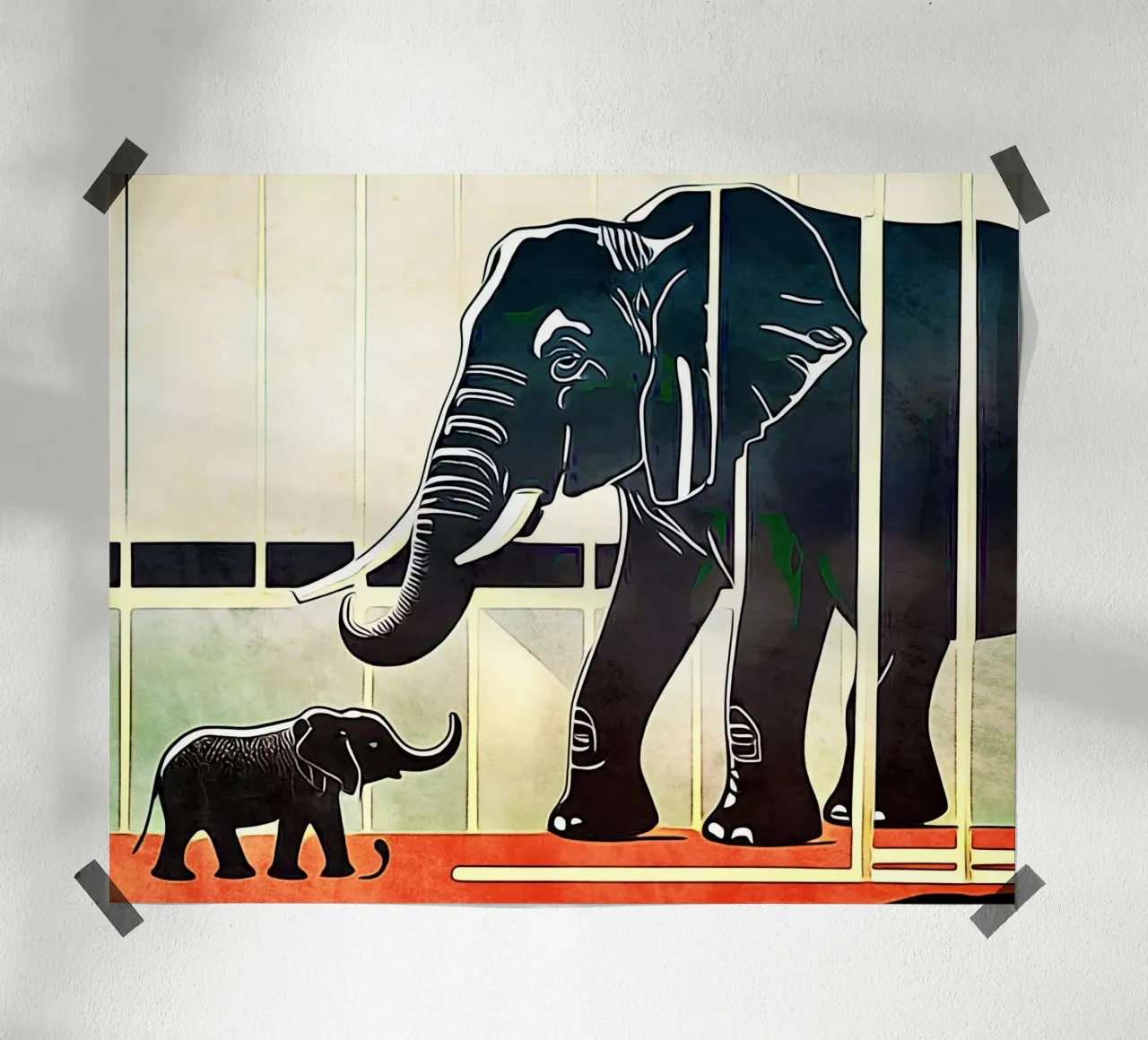 Elefanti poster da ZAMART - PopArt