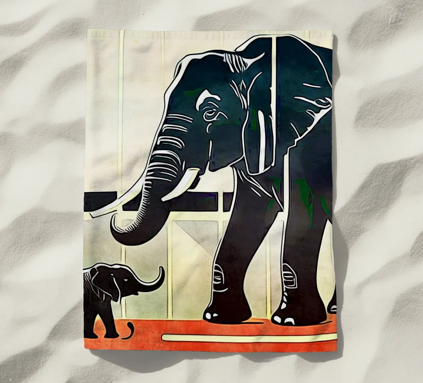 Elephants telo mare da ZAMART - PopArt