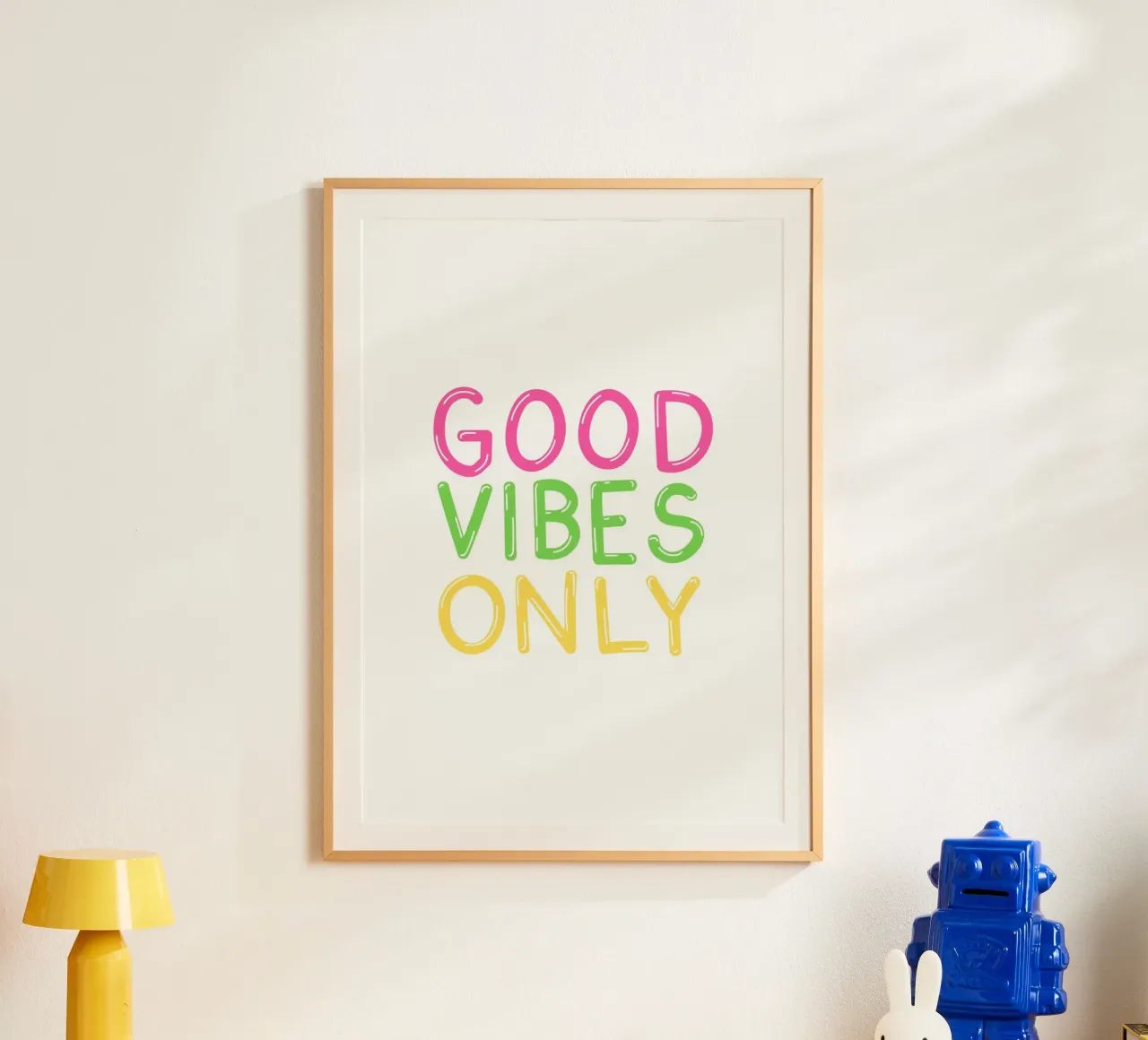 Stampa Good Vibes Only - Poster tipografico pop art poster da dawnthesea
