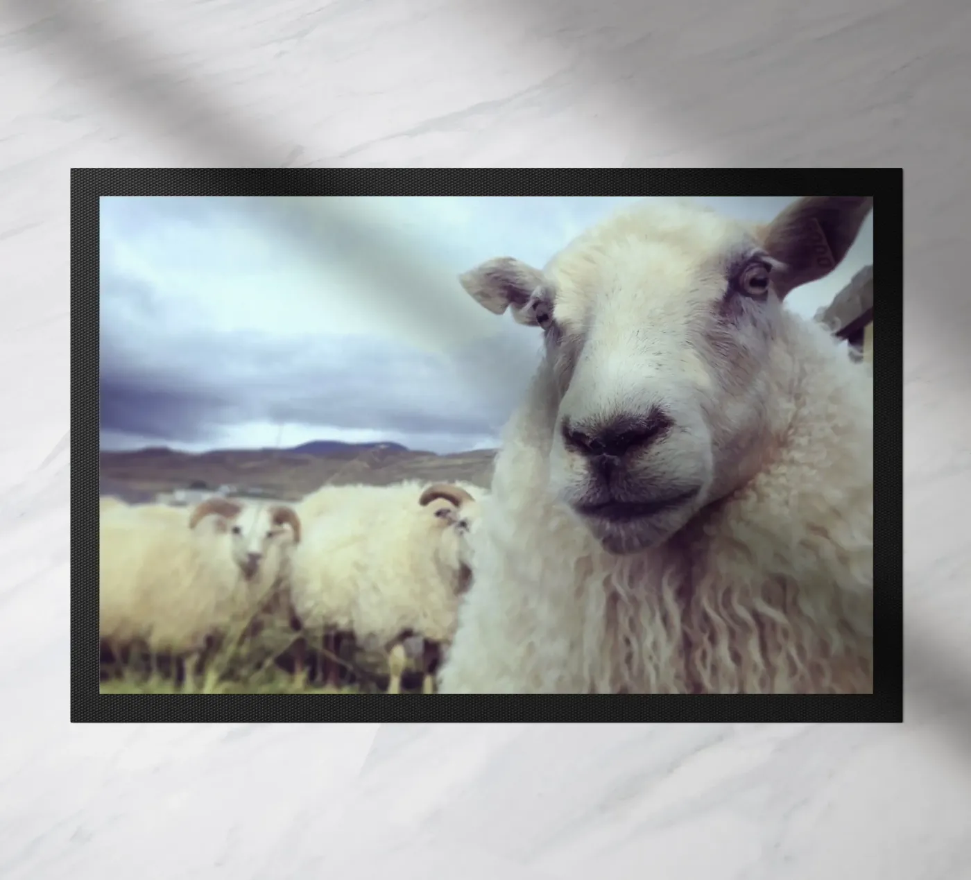 Whats Up doormat by Nur Mut