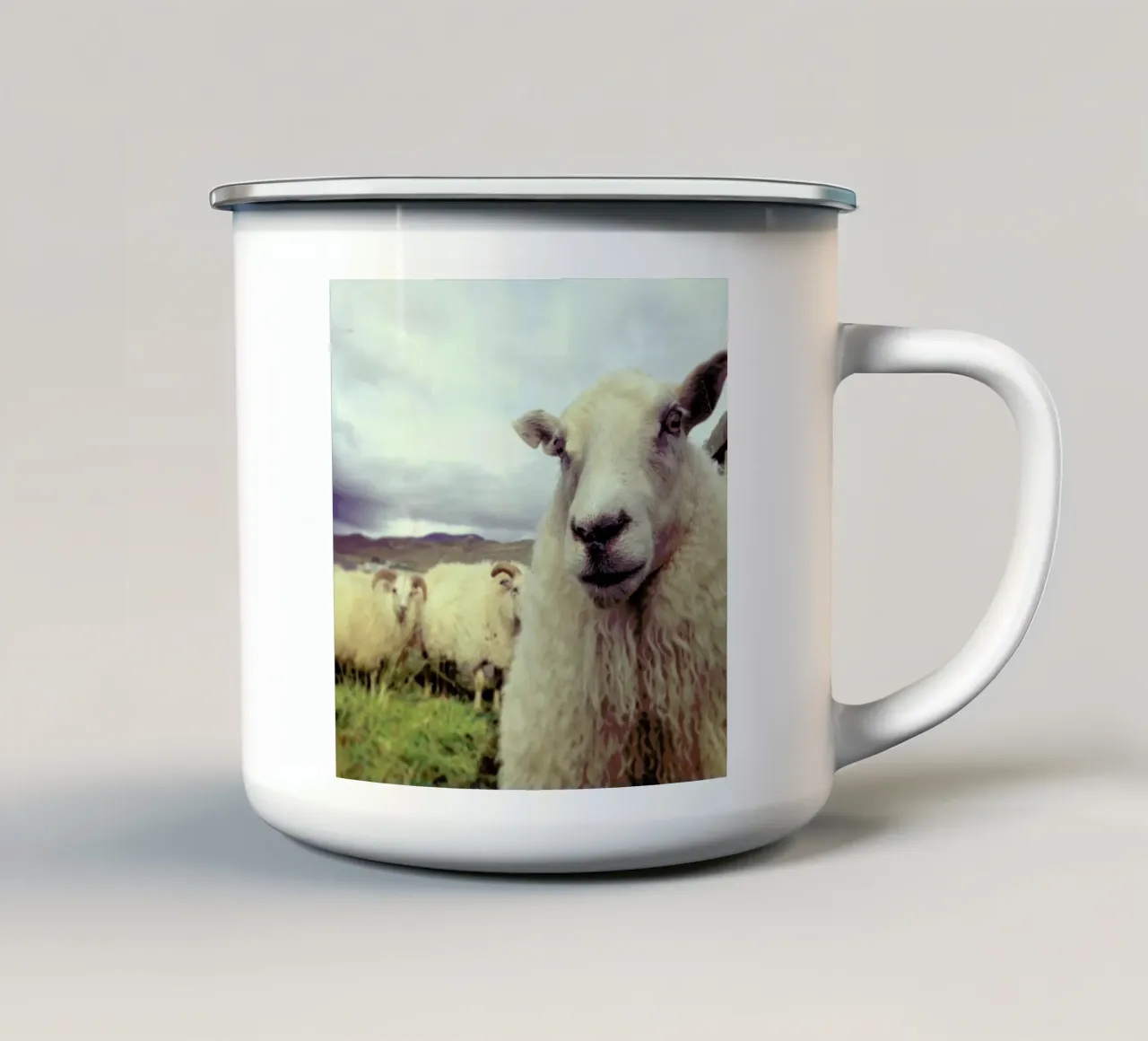 Whats Up tazza in smalto da Nur Mut