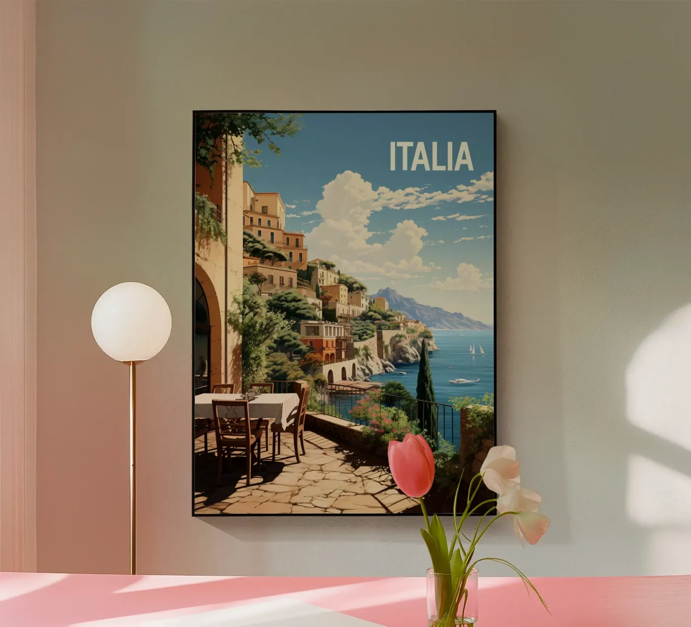 Italian Coast plexiglass da Artsy Bessy
