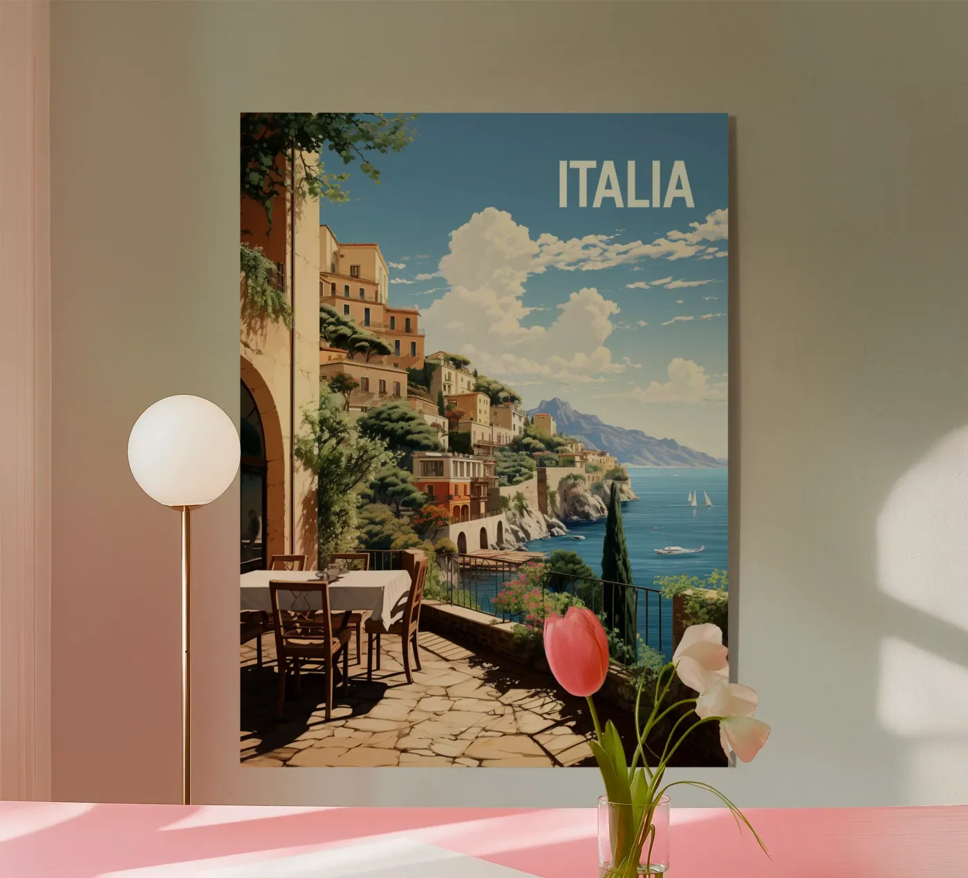 Italian Coast plexiglass da Artsy Bessy