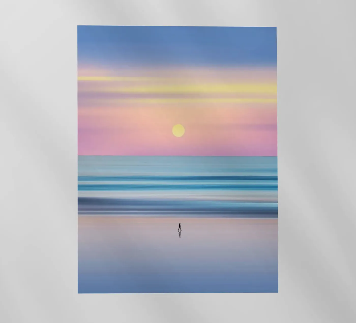 beach sunset gradient pellicola backlit da Fost