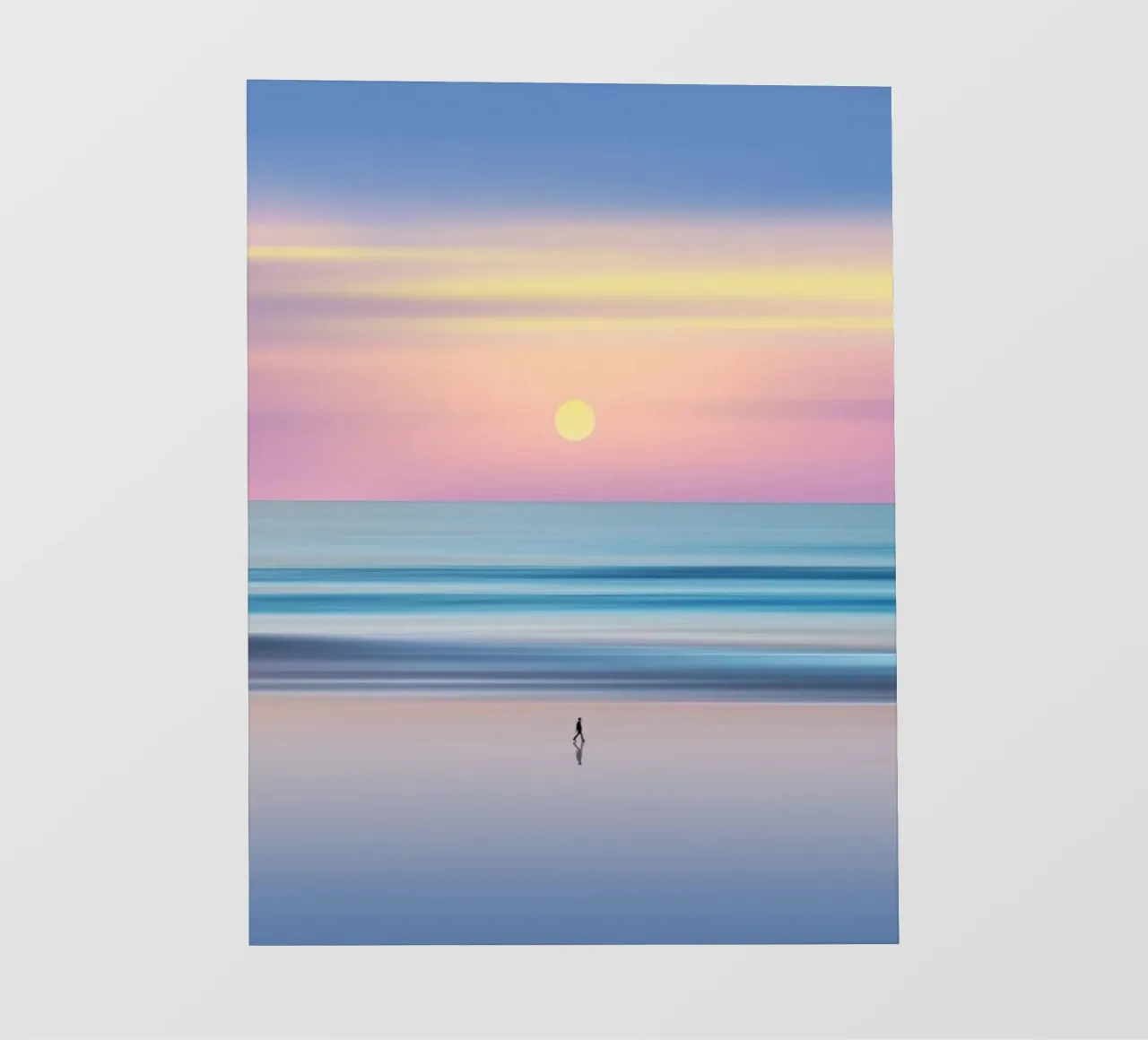 beach sunset gradient pellicola backlit da Fost