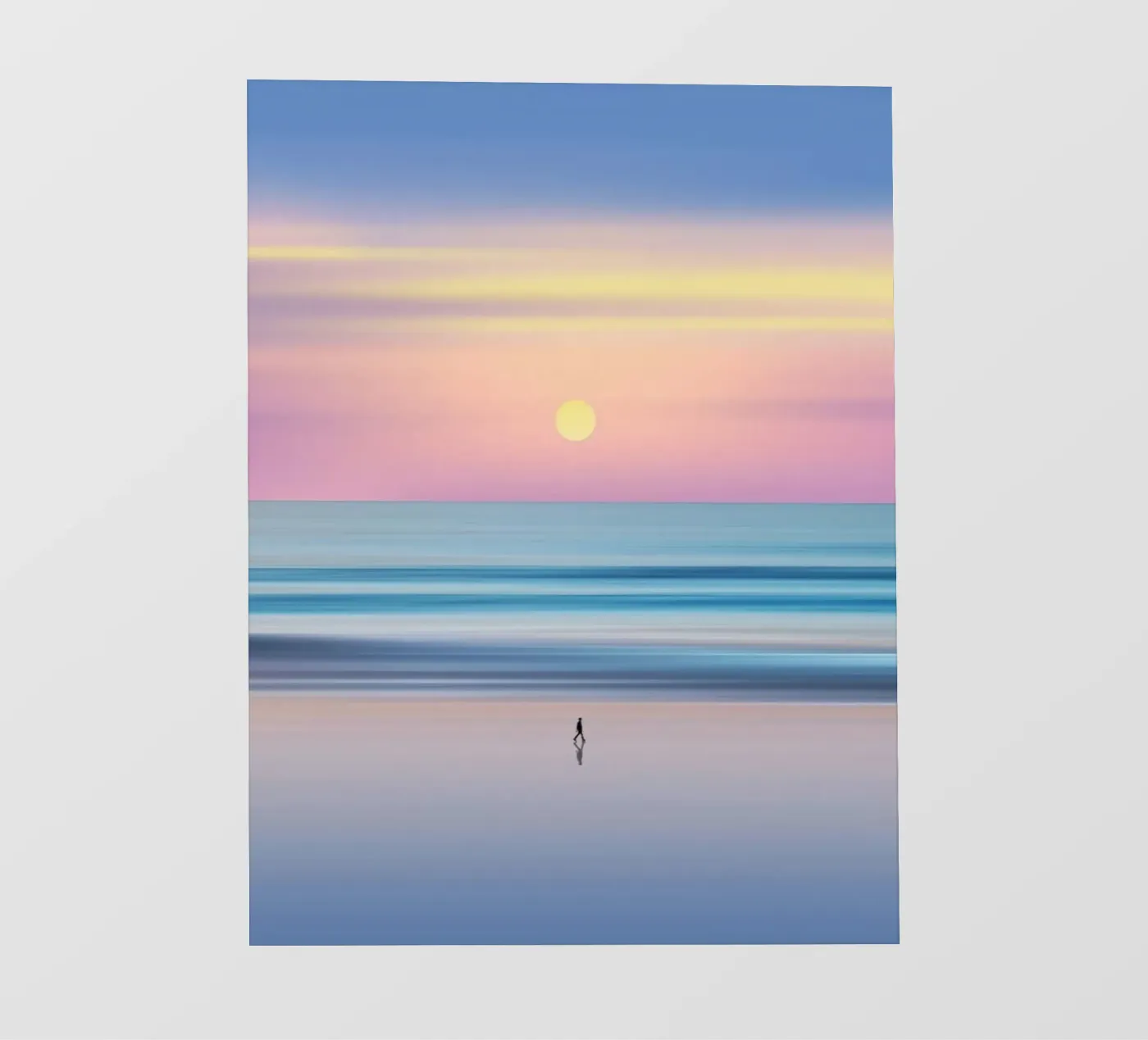 beach sunset gradient pellicola backlit da Fost