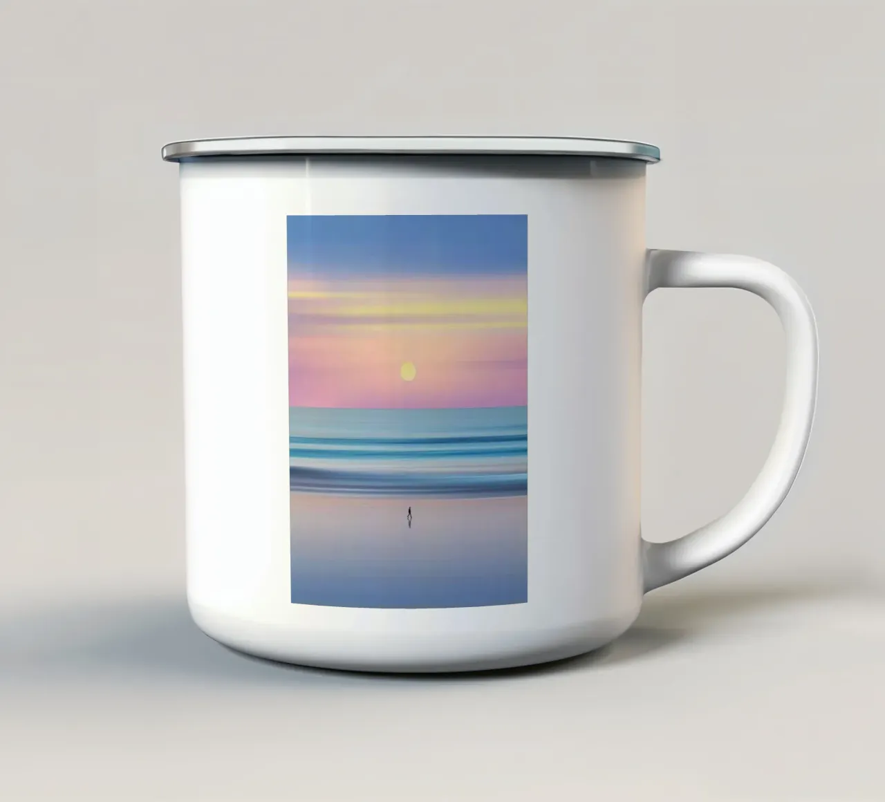 beach sunset gradient tazza in smalto da Fost