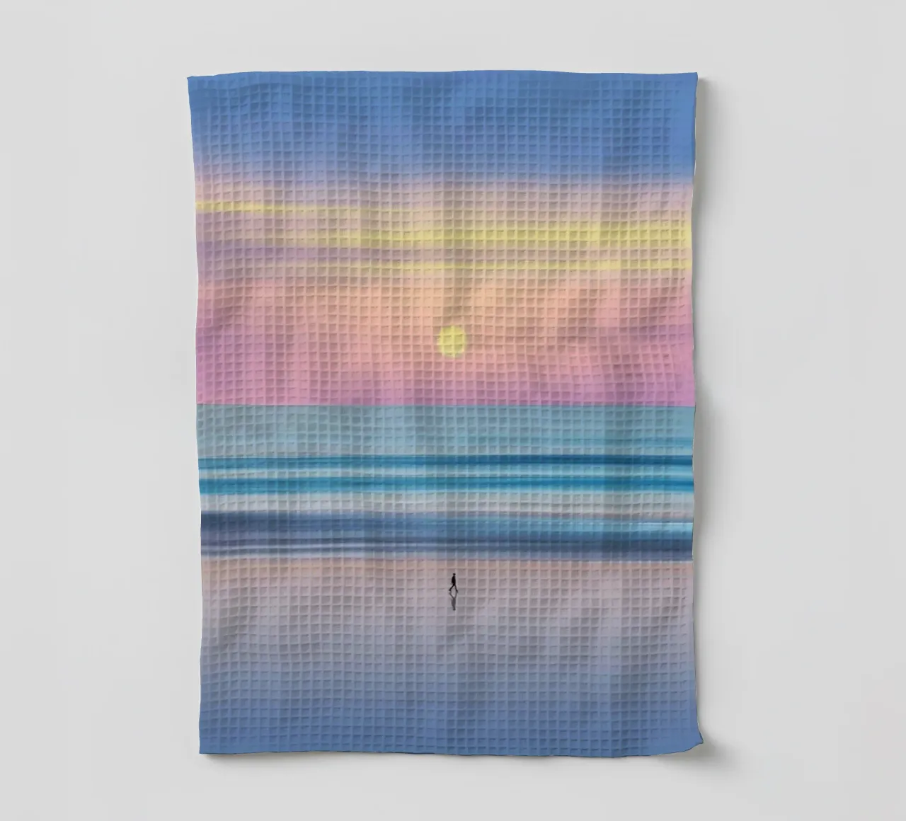 beach sunset gradient canovaccio da cucina da Fost