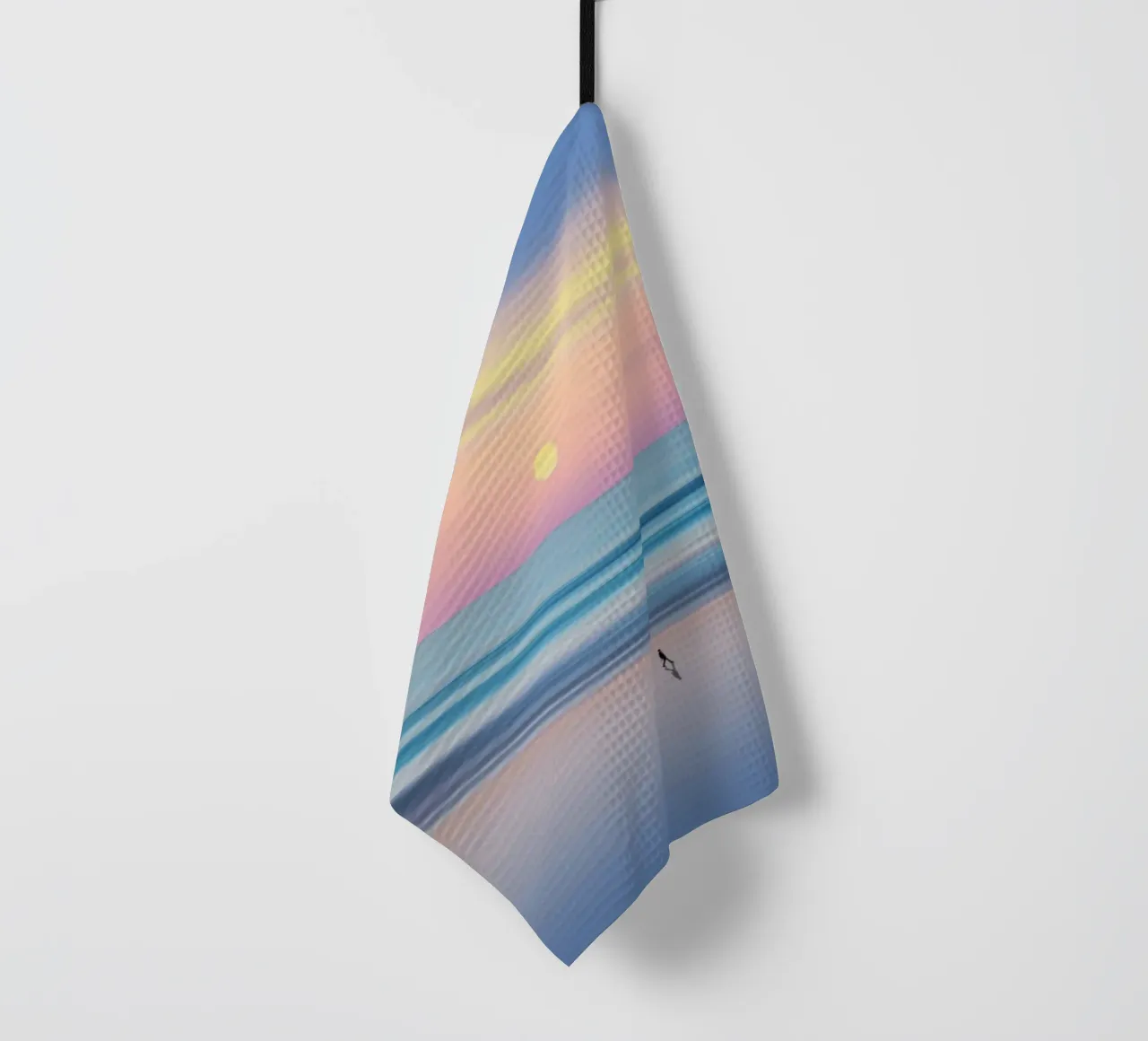 beach sunset gradient canovaccio da cucina da Fost