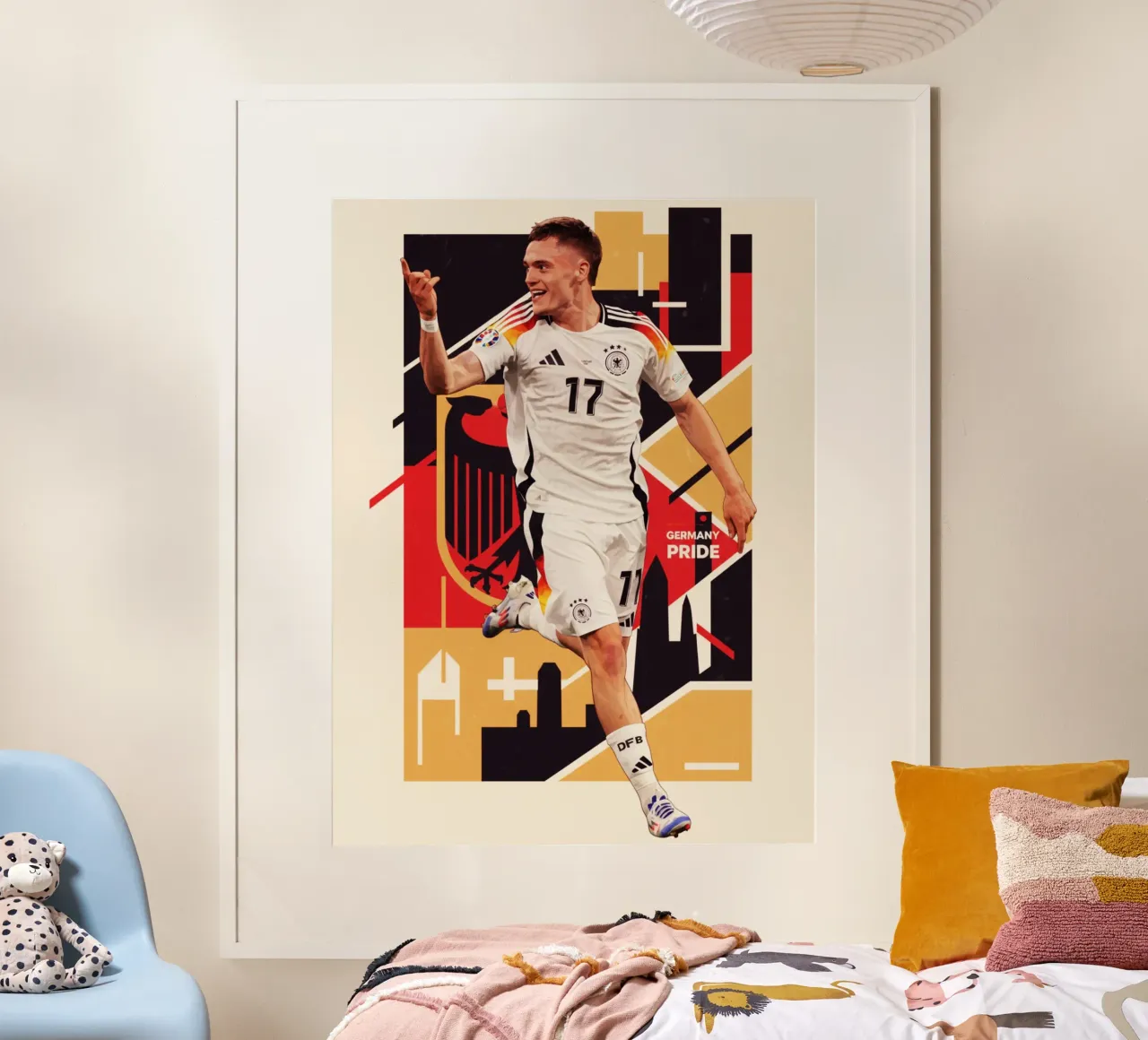 Florian Wirtz orgoglio tedesco poster da Kalis