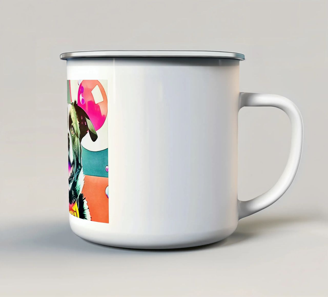 Voglio uscire! tazza in smalto da ZAMART - PopArt