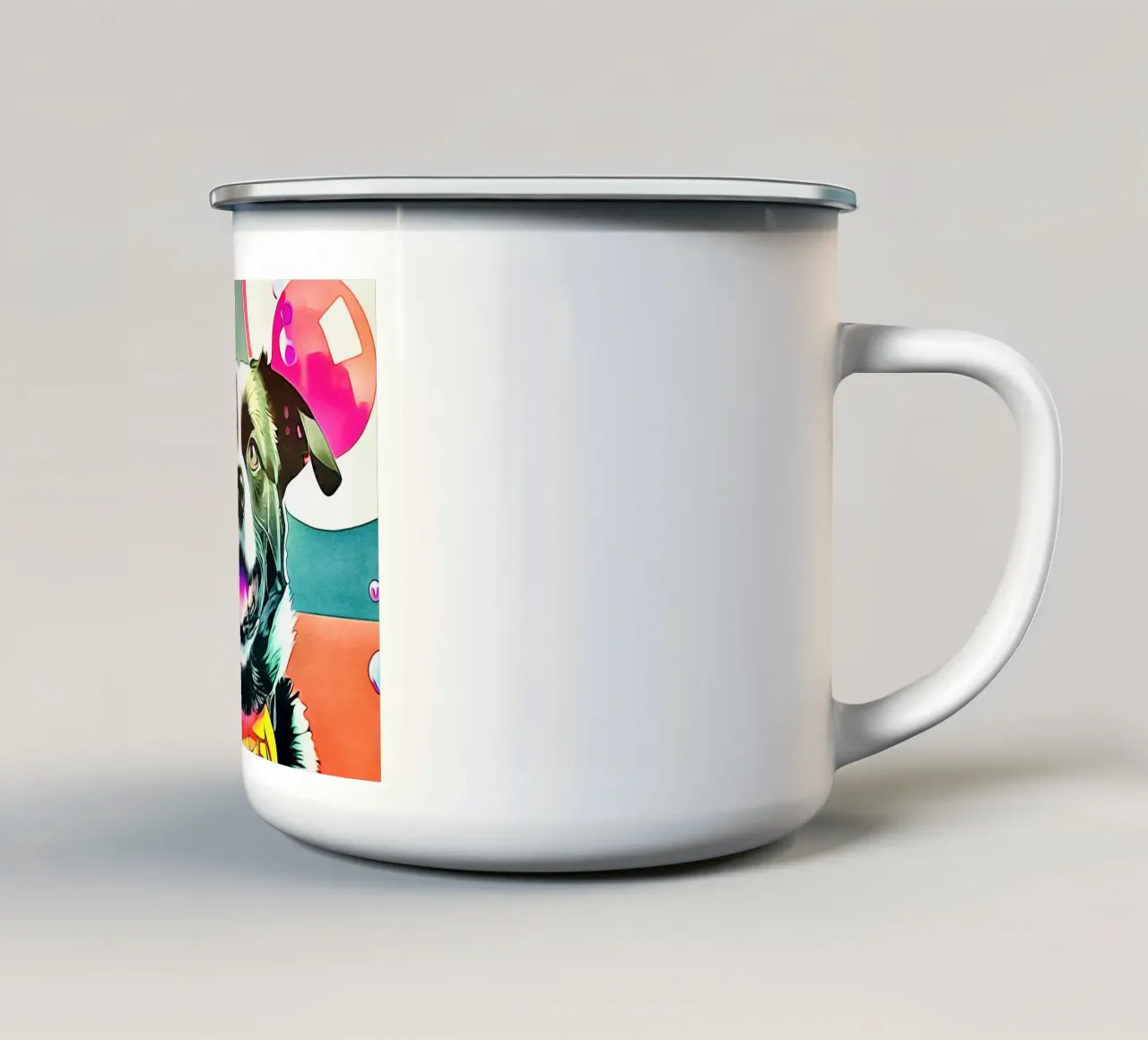Voglio uscire! tazza in smalto da ZAMART - PopArt