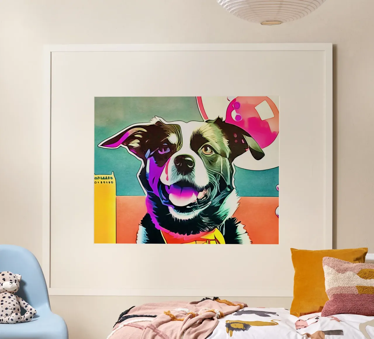 Voglio uscire! poster con telaio in plastica da ZAMART - PopArt